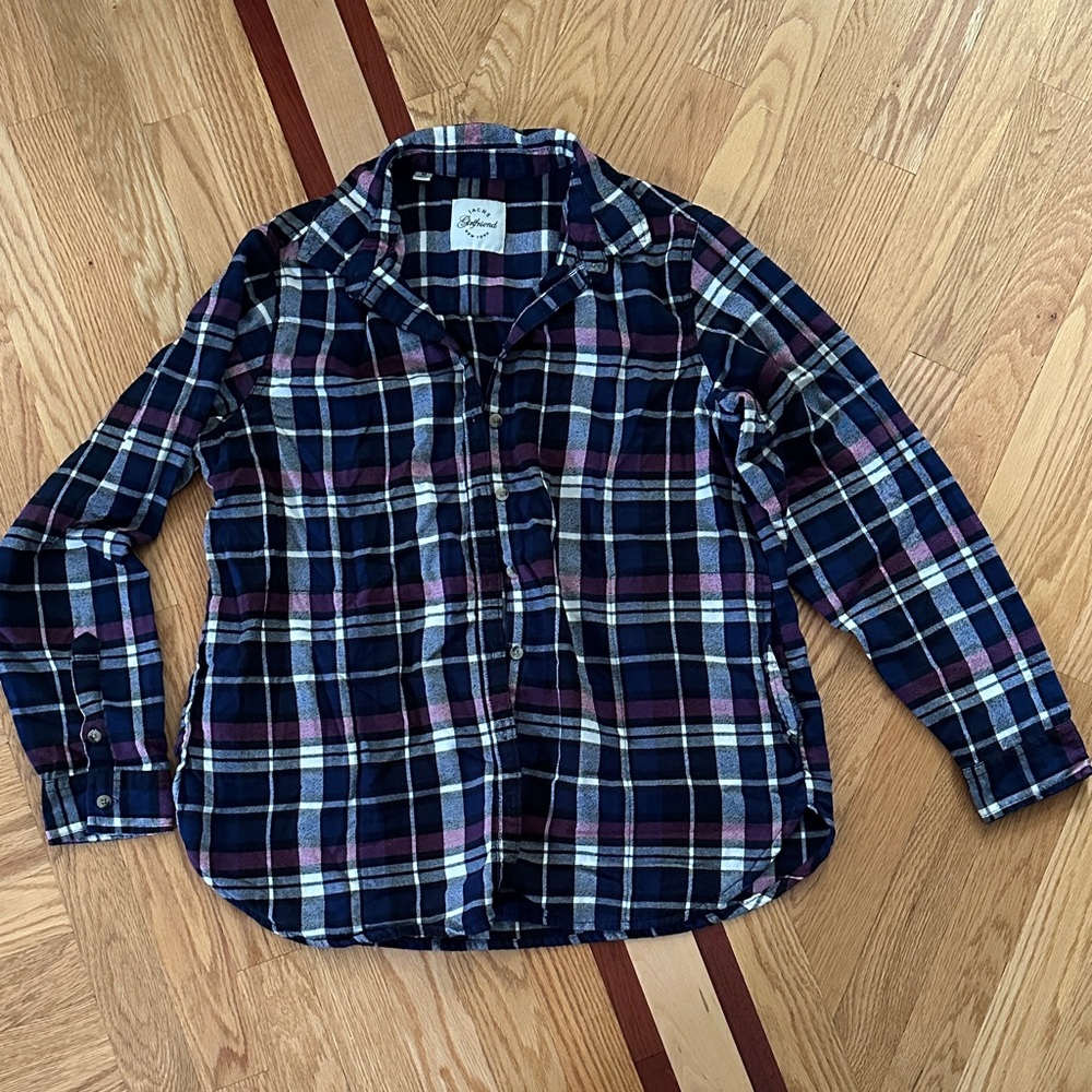 JACHS Girlfriend Multicolor Plaid Shirt